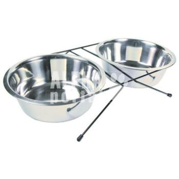 TRIXIE Fémtál állványon 2x2.8l/24cm (24834) kép