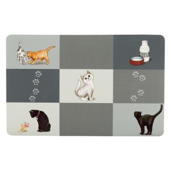 Trixie Patchwork Cat tálalátét macskáknak, 44x28cm kép