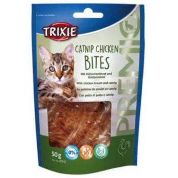 Trixie Premio Catnip Chicken Bits - jutalomfalat (csirke,macskamenta) macskák részére 50g kép