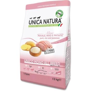 Unica Natura Medium/Maxi pork 12 kg kép