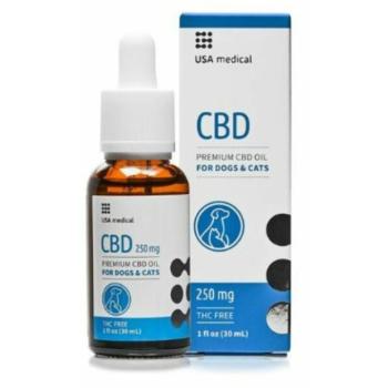 USA medical CBD olaj kutyáknak és macskáknak 250 mg 30 ml kép