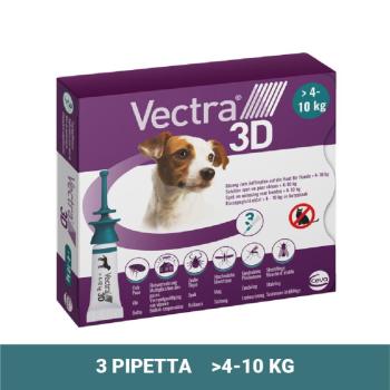 Vectra 3D rácsepegtető oldat kutyáknak 4-10 kg, zöld kép