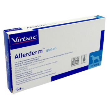 Virbac Allerderm Spot-On 10 kg feletti kutyák és macskák számára 6 x 4 ml kép