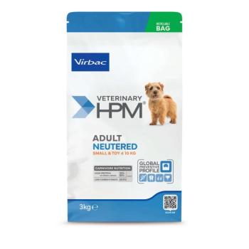 Virbac HPM Adult Neutered Dog Small & Toy Dental száraztáp kutyáknak 3 kg kép