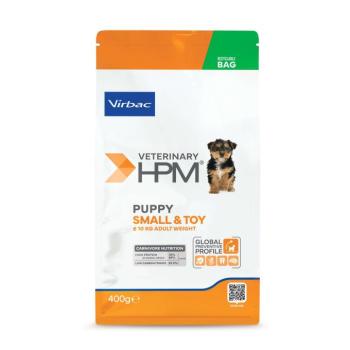 Virbac HPM Puppy Small & Toy Dog Dental száraztáp kutyáknak 400 g kép