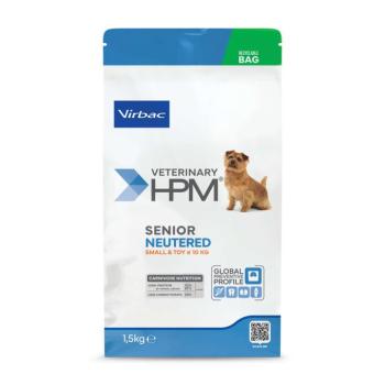 Virbac HPM Senior Neutered Dog Small & Toy Dental száraztáp kutyáknak 1,5 kg kép