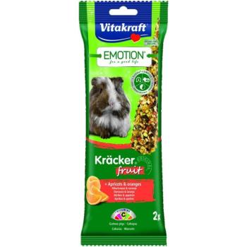 Vitakraft Emotion dupla rúd sárgabarackkal & naranccsal tengerimalacnak 2 db kép