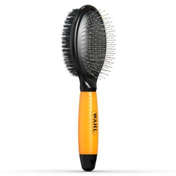 WAHL® kétoldalas szőrápoló kefe kutyáknak-, macskáknak, narancssárga, 27,8x6,1x7cm kép
