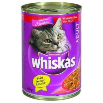 Whiskas Adult beef tin 400 g kép