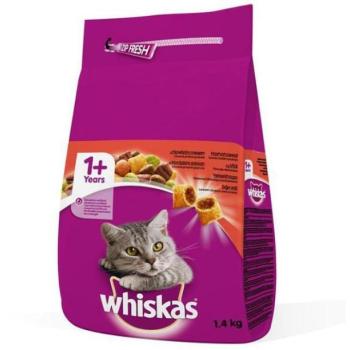 Whiskas Adult beef & vegetables dry food 1,4 kg kép