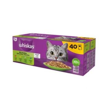 WHISKAS alutasakos Halas-Húsos Válogatás 40x85g kép