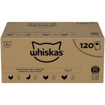 Whiskas alutasakos macskaeledel válogatás - baromfi 120 x 85 g kép