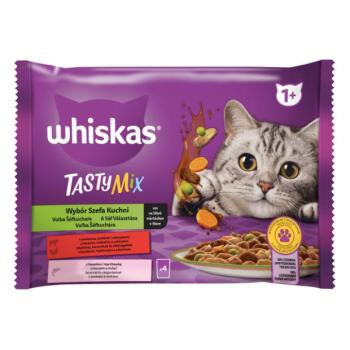 Whiskas Tasty Mix Chef's Choice alutasakos macskaeledel válogatás - marha, baromfi & lazac 4 x 85 g kép