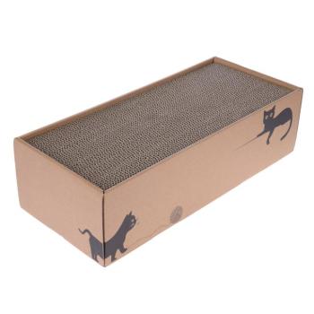zooplus Basics doboz 4 kaparódeszkával macskáknak, 44x20x12.5cm kép
