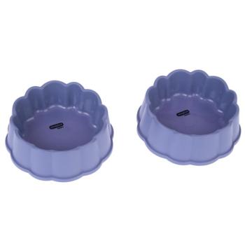 zooplus Basics macskatál-szett, kerek 2x300ml kép