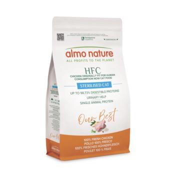 1,2kg Almo Nature HFC Adult Sterilized csirke száraz macskatáp kép
