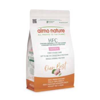 1,2kg Almo Nature HFC Kitten csirke, száraz macskaeledel kép