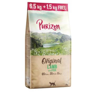 1,5 kg ingyen! 8 kg Purizon Adult gabonamentes - Bárány & hal kép
