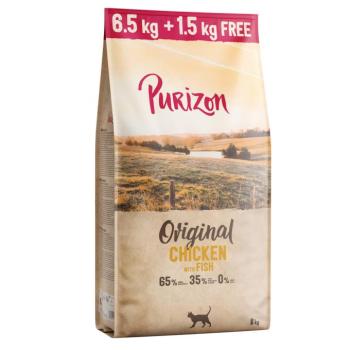 1,5 kg ingyen! 8 kg Purizon Adult gabonamentes - Csirke & hal kép