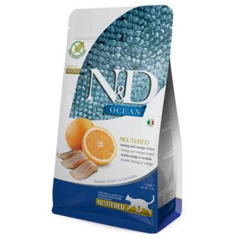 1,5kg N&D Ocean Adult Sterilised hering & narancs száraz macskatáp kép