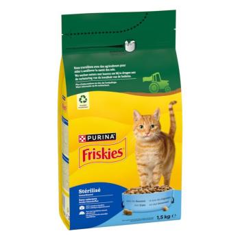 1,5kg PURINA Friskies Sterilized Cat lazac, tonhal & zöldség száraz macskatáp kép
