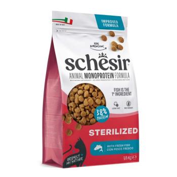 1,5kg Schesir Adult Sterilized & Light hal száraz macskatáp kép
