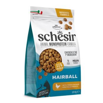 1,5kg Schesir Original Hairball csirke száraz macskatáp kép