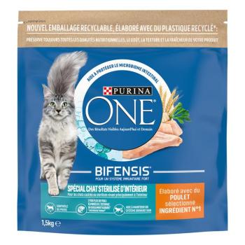 1,5kg Sterilizált beltéri macska csirke PURINA ONE - Macskaeledel