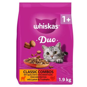 1,9kg Whiskas 1+ Duo Classic Combos bárány & pulyka száraz macskatáp kép