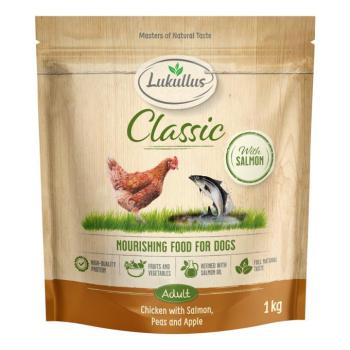 1 kg Lukullus Classic csirke & lazac száraz kutyatáp új receptúrával kép