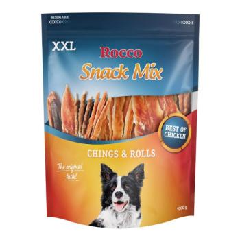 1 kg Rocco XXL Snack vegyes csomag csirke - csirkemellel kutya kép