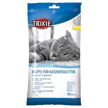 10db Trixie Simple'n'Clean zacskó macska WC-be, L: 46 x 59 cm-ig