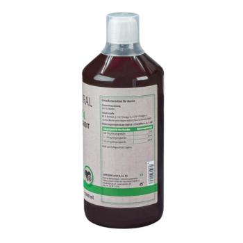 1000ml LUPO NATURAL Hanföl Ergänzungsfutter für Hunde kép