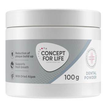 100g Concept for Life Dental Powder Supplement étrend-kiegészítő eledel kutyáknak kép