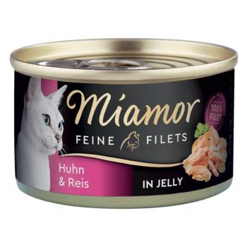 100g Miamor Feine Filets nedves macskatáp - Csirke & rizs aszpikban kép