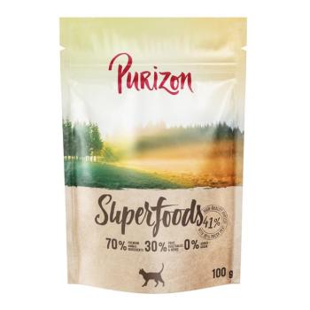 100g Purizon Cat Superfoods csirke száraz macskatáp kép
