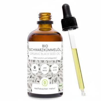 100ml Wolfsbacher Natur Bio feketeköménymag-olaj kutyáknak kép