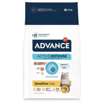 10kg Advance Sensitive lazac & rizs száraz macskaeledel kép