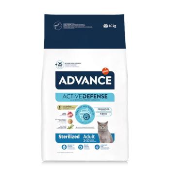 10kg Advance Sterilized pulyka száraz macskatáp kép