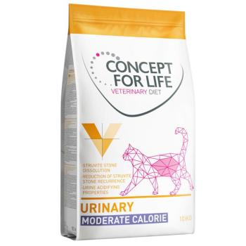 10kg Concept for Life Veterinary Diet Urinary Moderate Calorie száraz macskatáp kép
