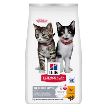 10kg Hill's Science Plan Sterilised Kitten csirke száraz macskatáp kép