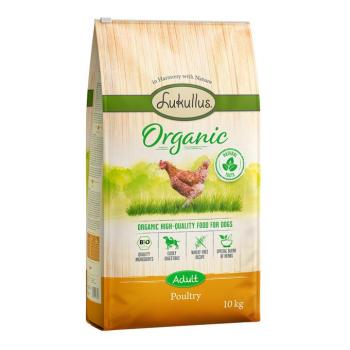 10kg Lukullus Bio szárnyas (búzamentes) száraz kutyatáp kép