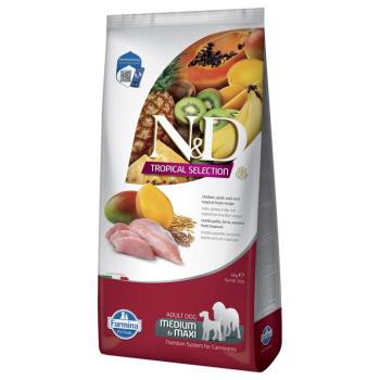 10kg N&D Tropical Selection csirke száraz kutyatáp kép