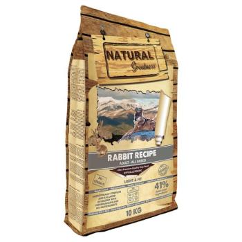 10kg Natural Greatness Light nyúl száraz kutyatáp kép