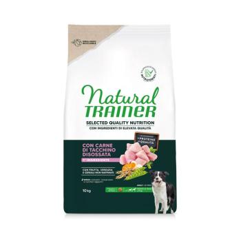 10kg Natural Trainer Selected Quality Nutrition Adult Medium & Maxi pulyka száraz kutyatáp kép
