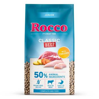 10kg Rocco Junior Classic marha & csirke száraz kutyatáp kép