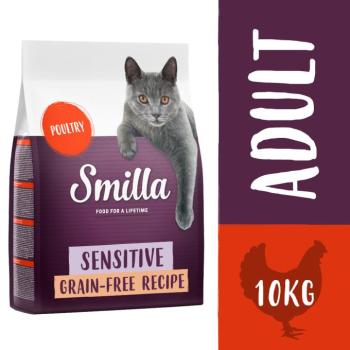 10kg Smilla Adult Sensitive gabonamentes száraz macskatáp kép
