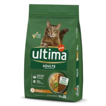 10kg Ultima Cat Adult csirke száraz macskatáp 9+1 ingyen kép