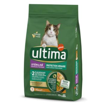 10kg Ultima Cat Sterilized Urinary csirke száraz macskatáp 9+1 ingyen kép