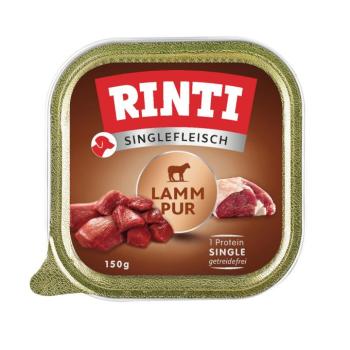 10x150g RINTI Singlefleisch - Bárány pur nedves kutyatáp kép